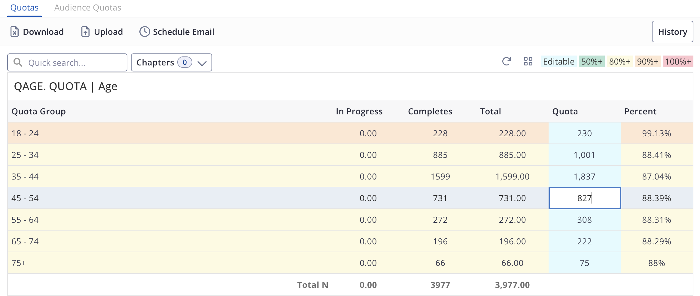 Using the Quota Manager in IntelliBuilder